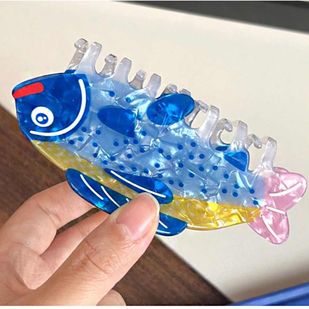 ヘアピン 海の動物 ヘアクリップ 金魚 PVC 海洋生物 魚 - Korean Girl Lifestyle のレビューと価格