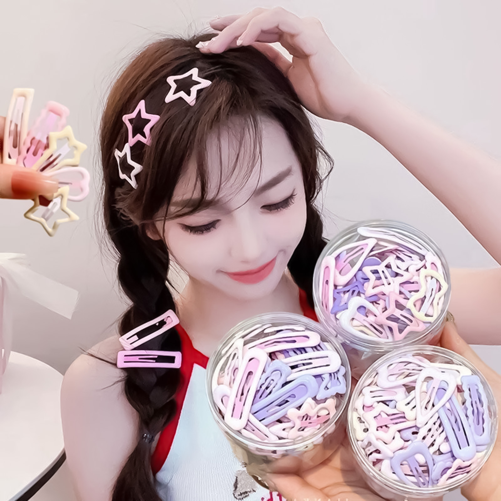 3 個のスイートスタイルのヘッドウェアピン、すべてマッチし、 - Korean Daily Lifestyle のレビューと価格