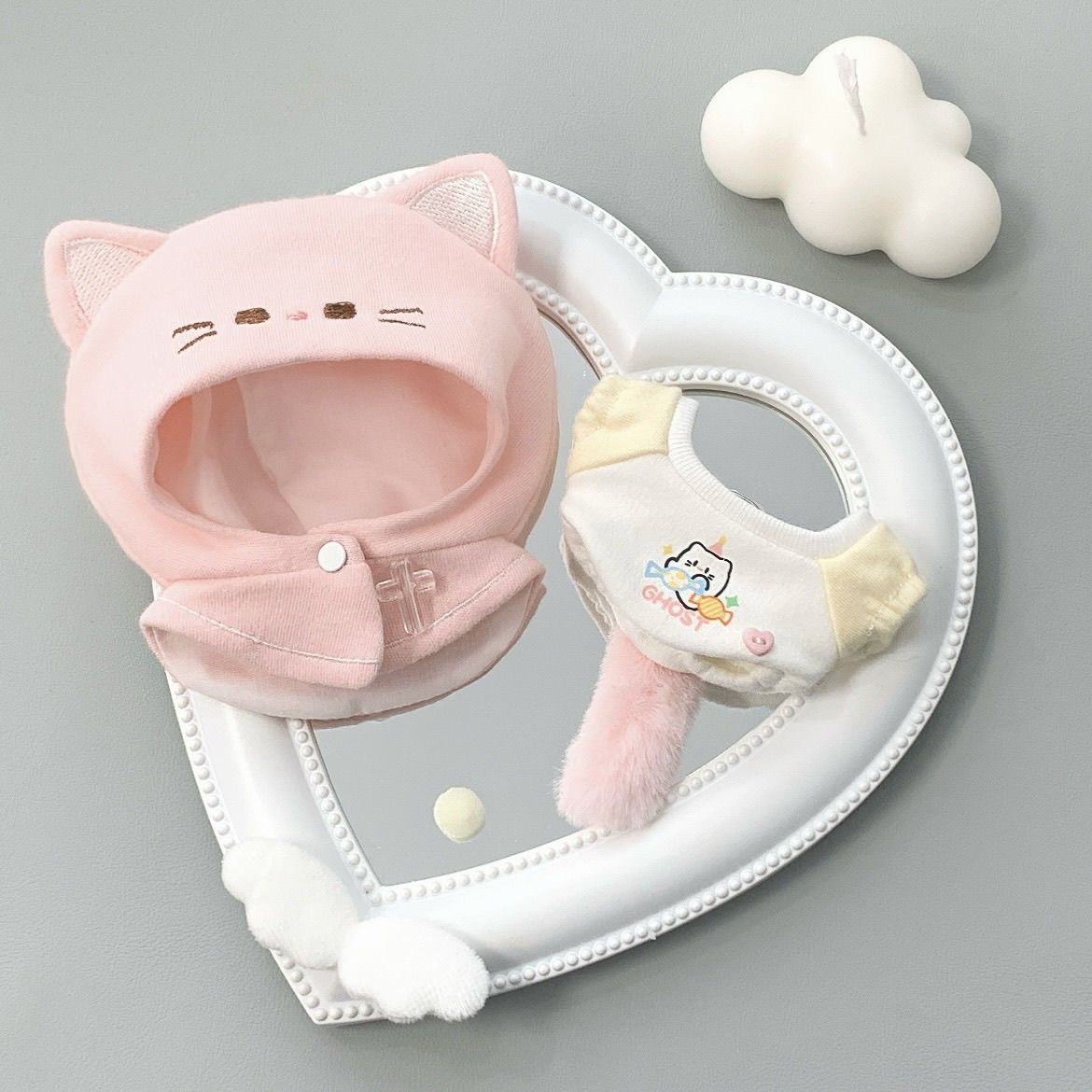 10 センチメートル綿人形猫耳しっぽぬいぐるみ動物の形の小さ - Korean Girl Lifestyle のレビューと価格