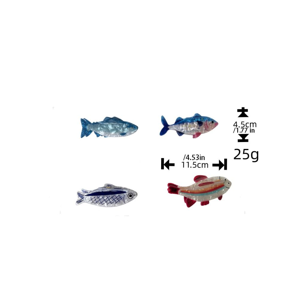 かわいいヘアピン 海の動物 ヘアクリップ PVC製 金魚 海 - Korean Girl Lifestyle のレビューと価格
